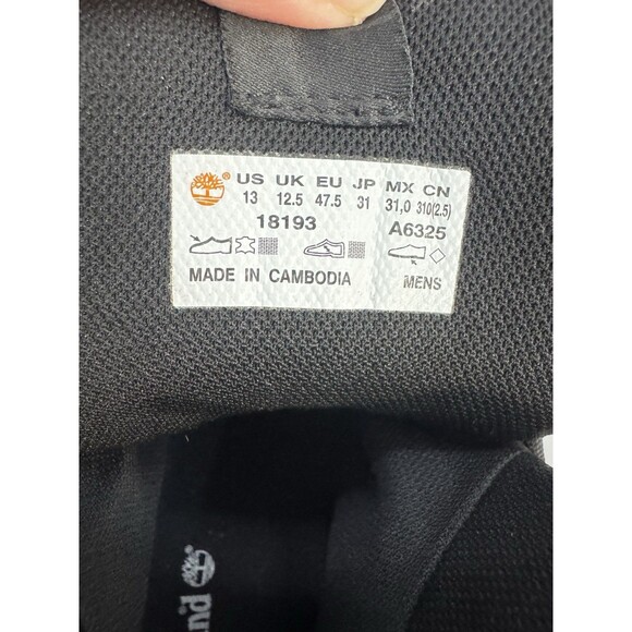 WATERPROOF Timberland Chocorua Trail Mid hiker black full boots SIZE 13 - Picture 14 of 16